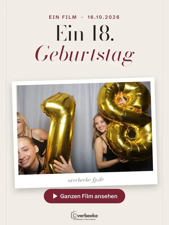 Reel: Ein 18. Geburtstag als Film