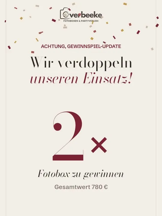Gewinnspiel: zwei Fotoboxen zu gewinnen
